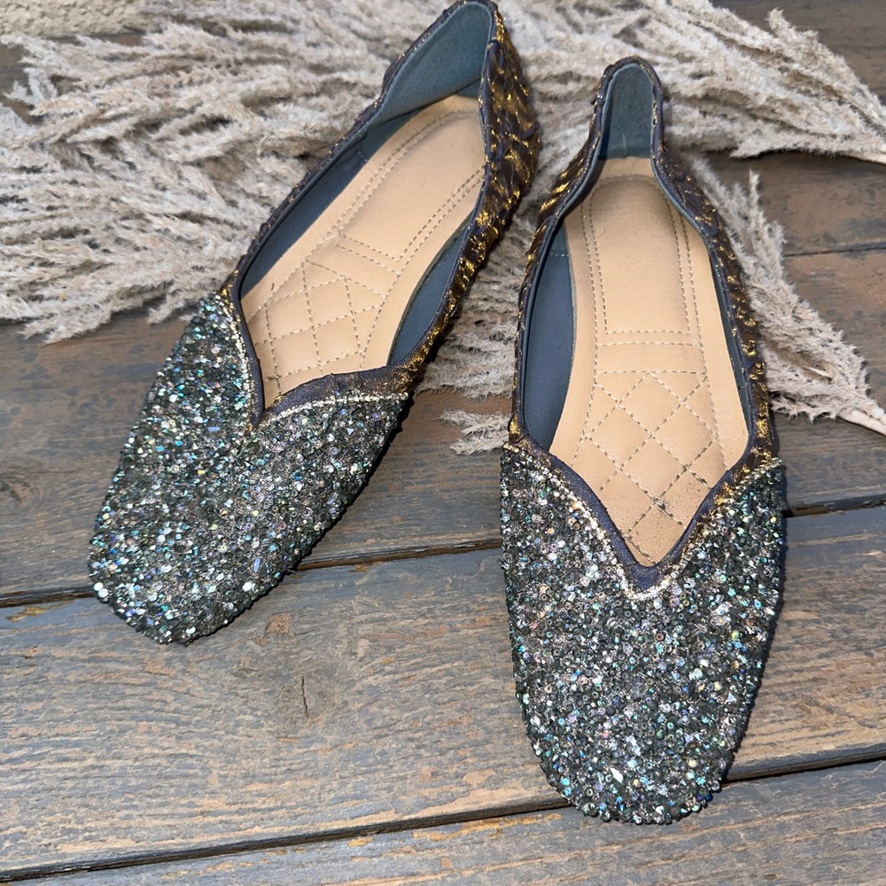Sparkling Glitter Loafers